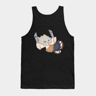 Chibi Demon Slayer inosuke Tank Top